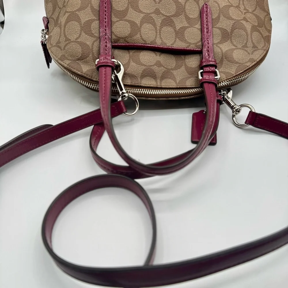 Coach Peyton Signature Satchel/Shoulder Bag | Very Good Used Condition
